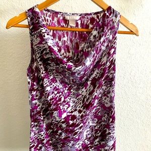 Banana Republic sleeveless blouse XS cowl neck